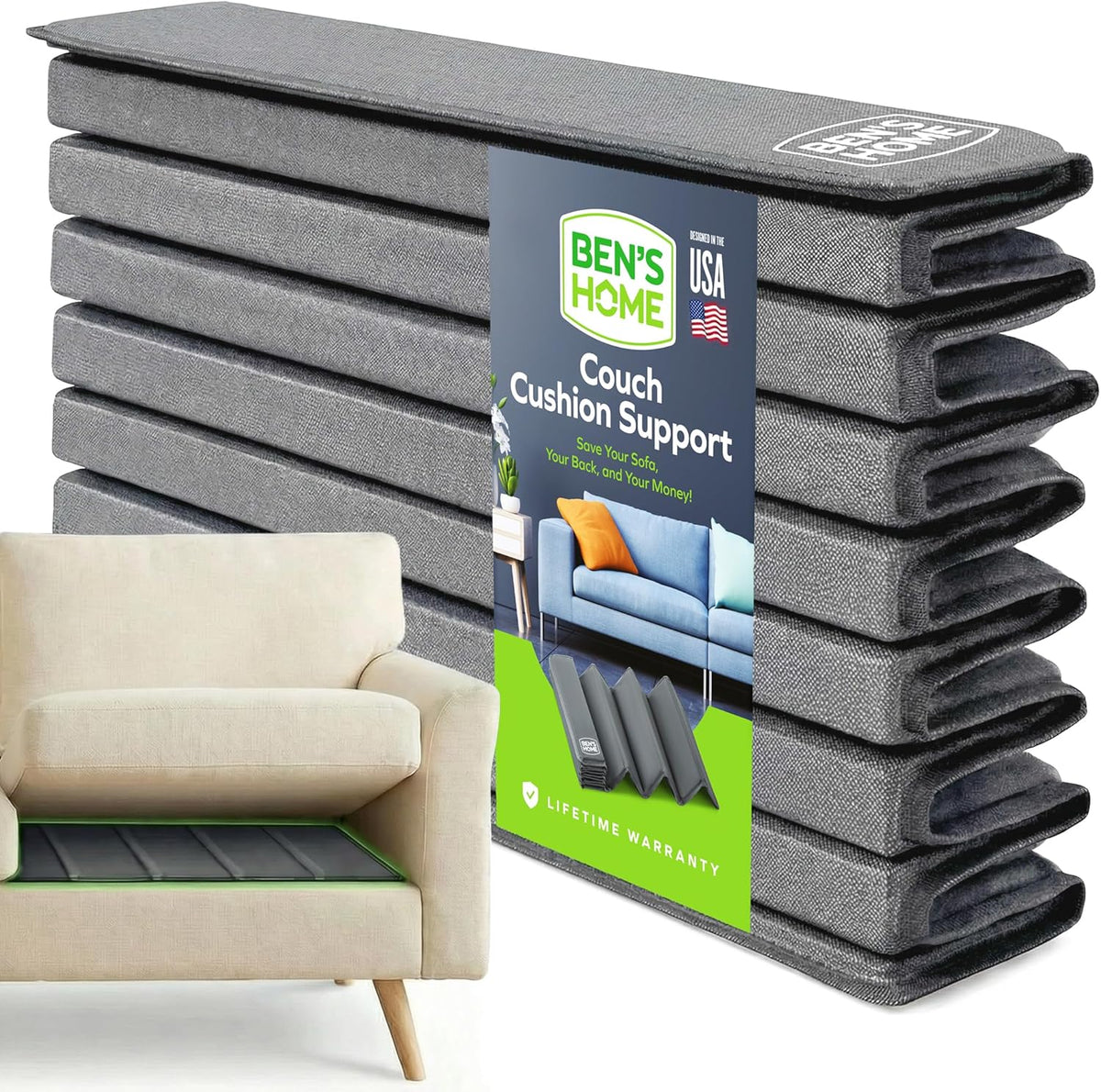 Long Sofa Cushion Support Board for Sagging Cushions