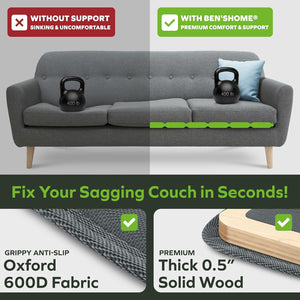 Sofa Cushion Support Board for a Sagging Couch