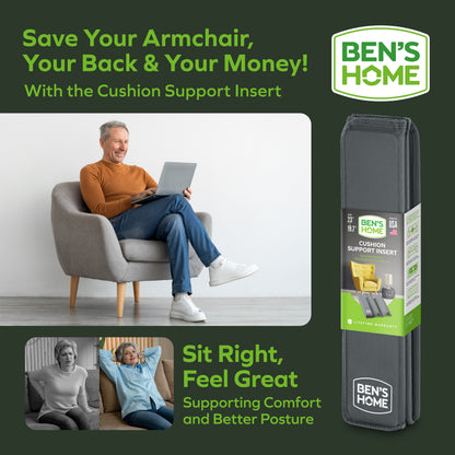 Heavy Duty Recliner Cushion Support Insert - 20"-23" x 19.7"